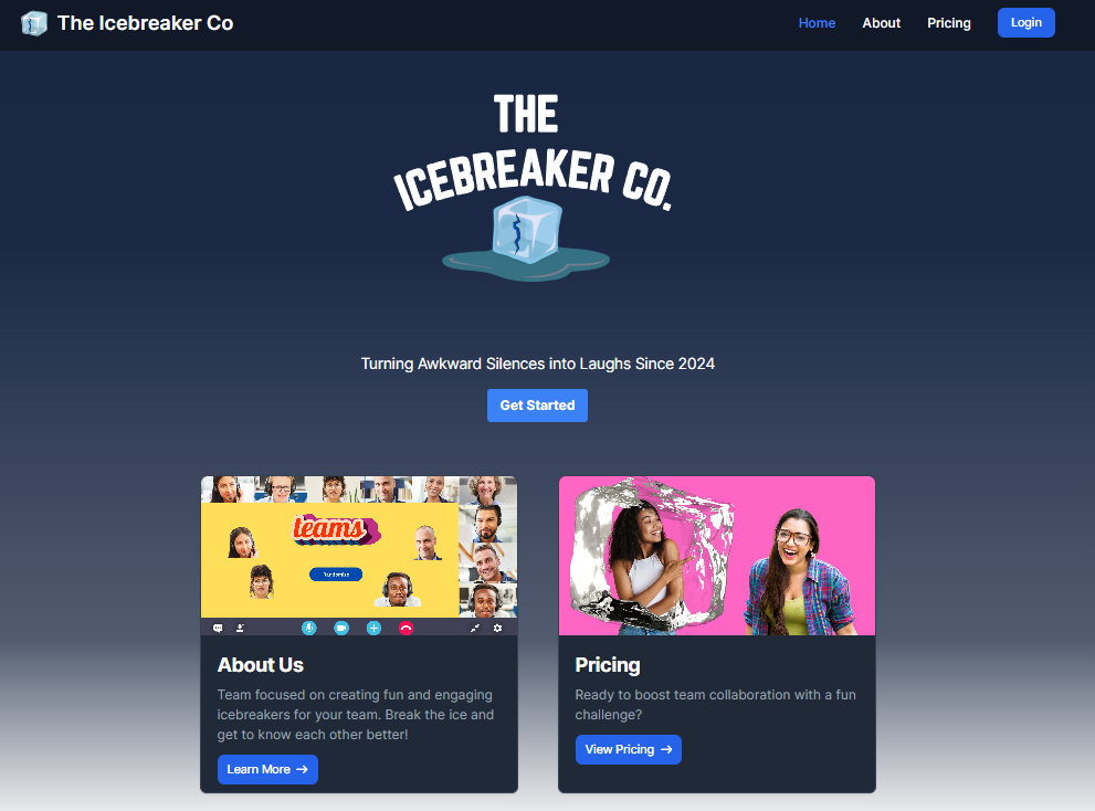 Ice Breaker SaaS demo